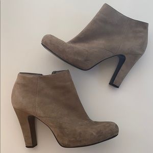 None west suede heeled booties